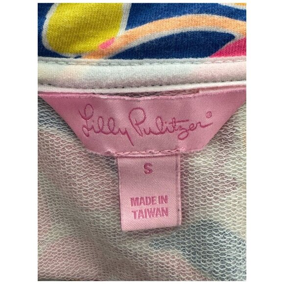 Lilly Pulitzer Upf 50+ Skipper Printed Popover with POCKETS 1/2 Zip Women's S - Picture 3 of 10